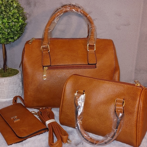 Brown 3 Piece Shoulder Set - Picture 2 of 4